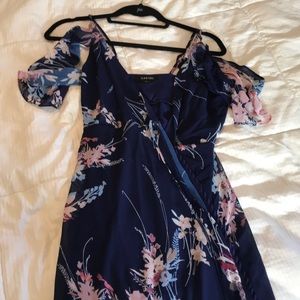 Yumi Kim Long floral wrap dress size XS